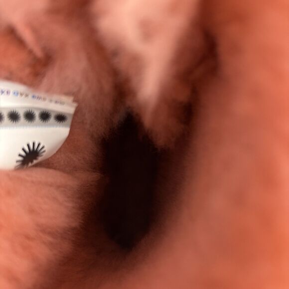 Womens UGG Boots Bailey Bow Pink LNT Sz 6 Suede Wool Coquette Festival Sold Out! - Picture 12 of 14